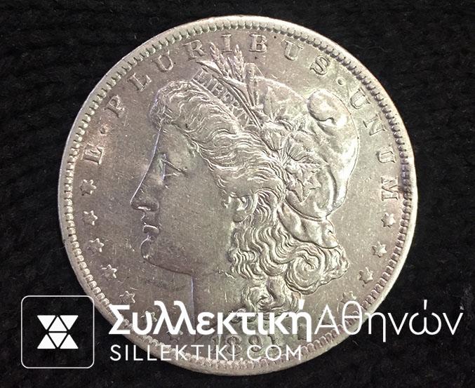 USA Dollar 1891 o XF/AU